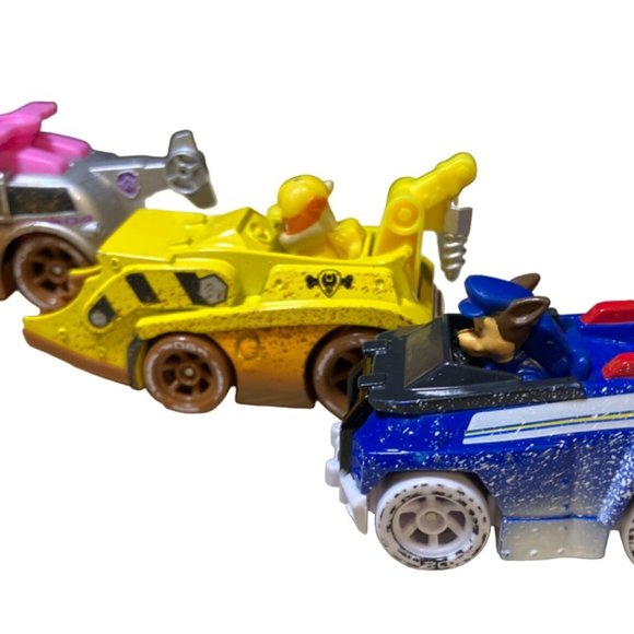 Paw Patrol True Metal Off Road Mud And Snow Diecast Vehicles Lot of 3 - Picture 6 of 12